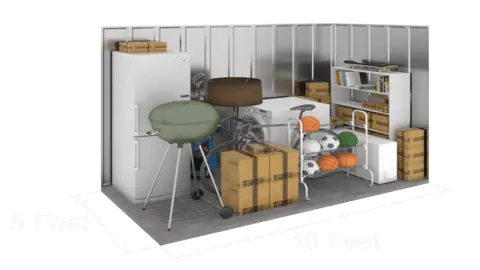 5x10 or smaller storage unit at Deep Root Self Storage